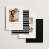 "Eloquence" - Save the Dates in Vanilla by Kimberly FitzSimons - Back of Card Options