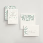 "Over the Moon" - Save the Dates in Seafoam by Snow and Ivy - Assembled