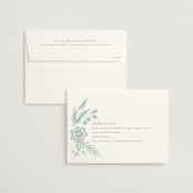 "Over the Moon" - Save the Dates in Seafoam by Snow and Ivy - FREE Recipient Addressing