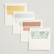 "Over the Moon" - Save the Dates in Seafoam by Snow and Ivy - Envelope Liner Options