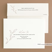 "Celebrate" - Save the Dates in Powder by Brittany Braithwaite - FREE Recipient Addressing