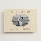 "Ethan" - Save the Dates in Buttercream by Angela Garrick - Front