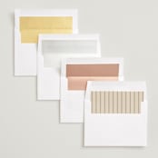 "Ethan" - Save the Dates in Buttercream by Angela Garrick - Envelope Liner Options