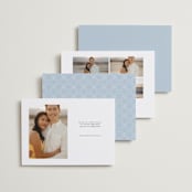 "I Thee Wed" - Save the Dates in Linen by Erin Deegan - Back of Card Options
