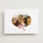 "Ruban en Fleur" - Save the Dates in Rose by Itsy Belle Studio - Front