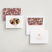 "Ruban en Fleur" - Save the Dates in Rose by Itsy Belle Studio - Assembled