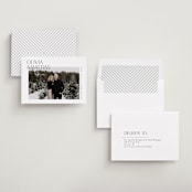 "Overlapped" - Save the Dates in Silk by Kelly Schmidt - Assembled