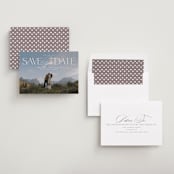 "Novella" - Save the Dates in Pearl by Brooke Chandler - Assembled