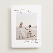 "Joyful Jot" - Save the Dates in Pearl by Lindsay Megahed - Front
