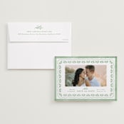 "Charming" - Save the Dates in Meadow by Melanie Kosuge - Save the Date with Envelope