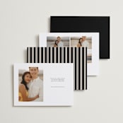 "Preppy frame" - Save the Dates in Tuxedo by Carolyn MacLaren - Back of Card Options