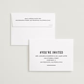 "Free Drinks" - Save the Dates in Pearl by Jennifer Lew - FREE Recipient Addressing