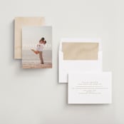 "Its Finally Time" - Save the Dates in Vanilla by Liz Conley - Assembled