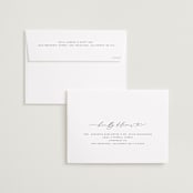 "Gallery Collection" - Save the Dates in Eggshell by Michelle Taylor - FREE Recipient Addressing