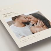 "Memories will be made" - Save the Dates in Champagne by Blustery August - Detail