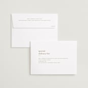 "Memories will be made" - Save the Dates in Champagne by Blustery August - FREE Recipient Addressing