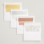 "Memories will be made" - Save the Dates in Champagne by Blustery August - Envelope Liner Options