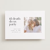 "Til death" - Save the Dates in Cloud by Hudson meet Rose - Front