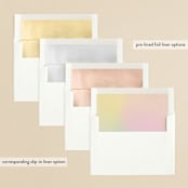 "Love in the Sun" - Save the Dates in Sunshine by Phrosné Barwood - Envelope Liner Options