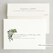"Agave & Greens" - Save the Dates in Frosting by Susan Moyal - FREE Recipient Addressing