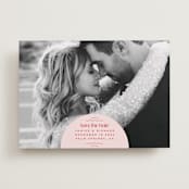 "News!" - Save the Dates in Strawberry by Claudia Orengo - Front