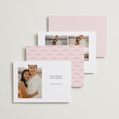 "News!" - Save the Dates in Strawberry by Claudia Orengo - Back of Card Options