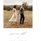 "Love Story" - Save the Dates in Cloud by Carolyn Nicks - Detail