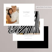 "Close-Up" - Save the Dates in Cloud by Robin Ott - Back of Card Options