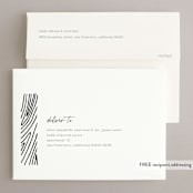 "Close-Up" - Save the Dates in Cloud by Robin Ott - FREE Recipient Addressing