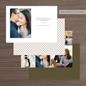 "Effortless" - Save the Dates in Buttercream by Jessica Williams - Back of Card Options