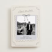"Easy Lover" - Save the Dates in Cream by Helena Vitto - Front