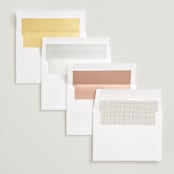"Easy Lover" - Save the Dates in Cream by Helena Vitto - Envelope Liner Options