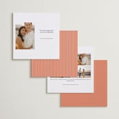 "The Big Picture" - Save the Dates in Ivory by Minted - Back of Card Options