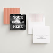 "The Big Picture" - Save the Dates in Ivory by Minted - Assembled