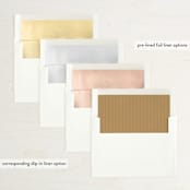 "Chicago Skyline" - Save the Dates in Gold Coast by Abby Munn - Envelope Liner Options