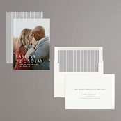 "Chic Names" - Save the Dates in Cloud by Carolyn MacLaren - Assembled