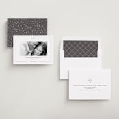 "Alcott" - Save the Dates in Mocha by Meagan Christensen - Assembled