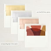 "Galeria" - Save the Dates in Autumn by Kelly Schmidt - Envelope Liner Options