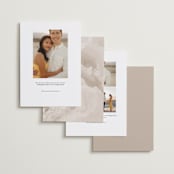 "Together is Better" - Save the Dates in Blush by Pati Cascino - Back of Card Options