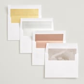 "Together is Better" - Save the Dates in Blush by Pati Cascino - Envelope Liner Options
