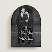 "Grand" - Save the Dates in Newspaper by Lea Delaveris - Front