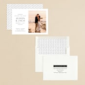 "Elegant Space" - Save the Dates in Sugar by Jessica Williams - Assembled