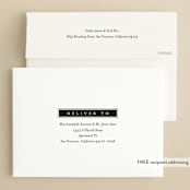 "Elegant Space" - Save the Dates in Sugar by Jessica Williams - FREE Recipient Addressing