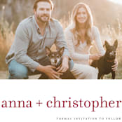 "float + celebrate" - Save the Dates in Maroon by Float Paperie - Detail