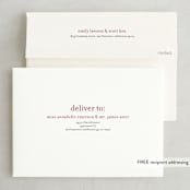 "float + celebrate" - Save the Dates in Maroon by Float Paperie - FREE Recipient Addressing