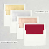 "float + celebrate" - Save the Dates in Maroon by Float Paperie - Envelope Liner Options