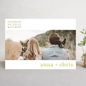 "float + celebrate" - Save the Dates in Celery by Float Paperie - Front