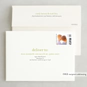 "float + celebrate" - Save the Dates in Celery by Float Paperie - FREE Recipient Addressing