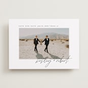 "Horizon" - Save the Dates in Silk by Kelly Schmidt - Front