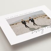 "Horizon" - Save the Dates in Silk by Kelly Schmidt - Detail